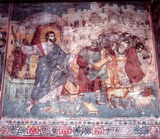 Фреска Изгнание торгующих из храма