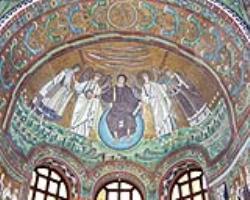 Церковь Сан-Витале в Равенне. 526-47. Мозаика купола