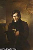 Портрет писателя Н.В. Кукольника. 1836