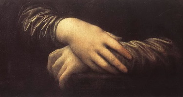 Джоконда (Леонардо да Винчи, деталь картины)