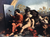 Юпитер, Меркурий и Добродетель (Доссо Досси, 1524 г.)